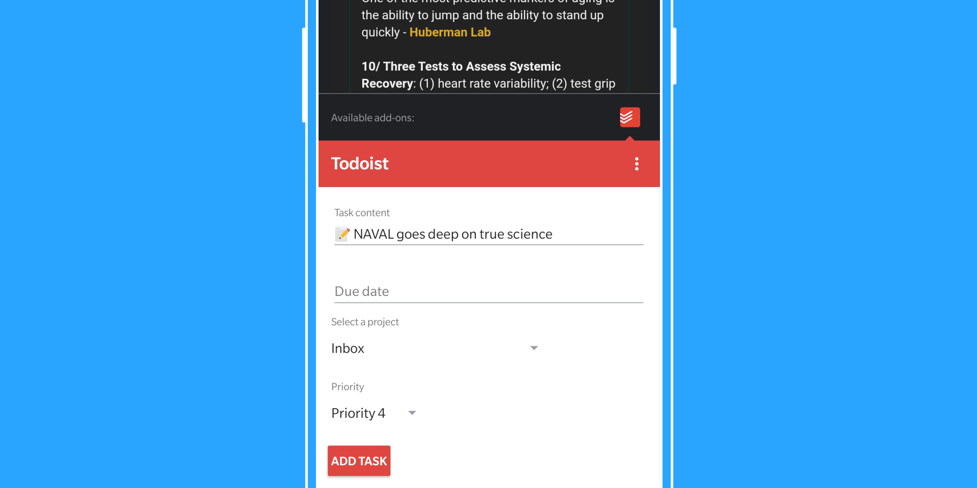 Todoist for Gmail