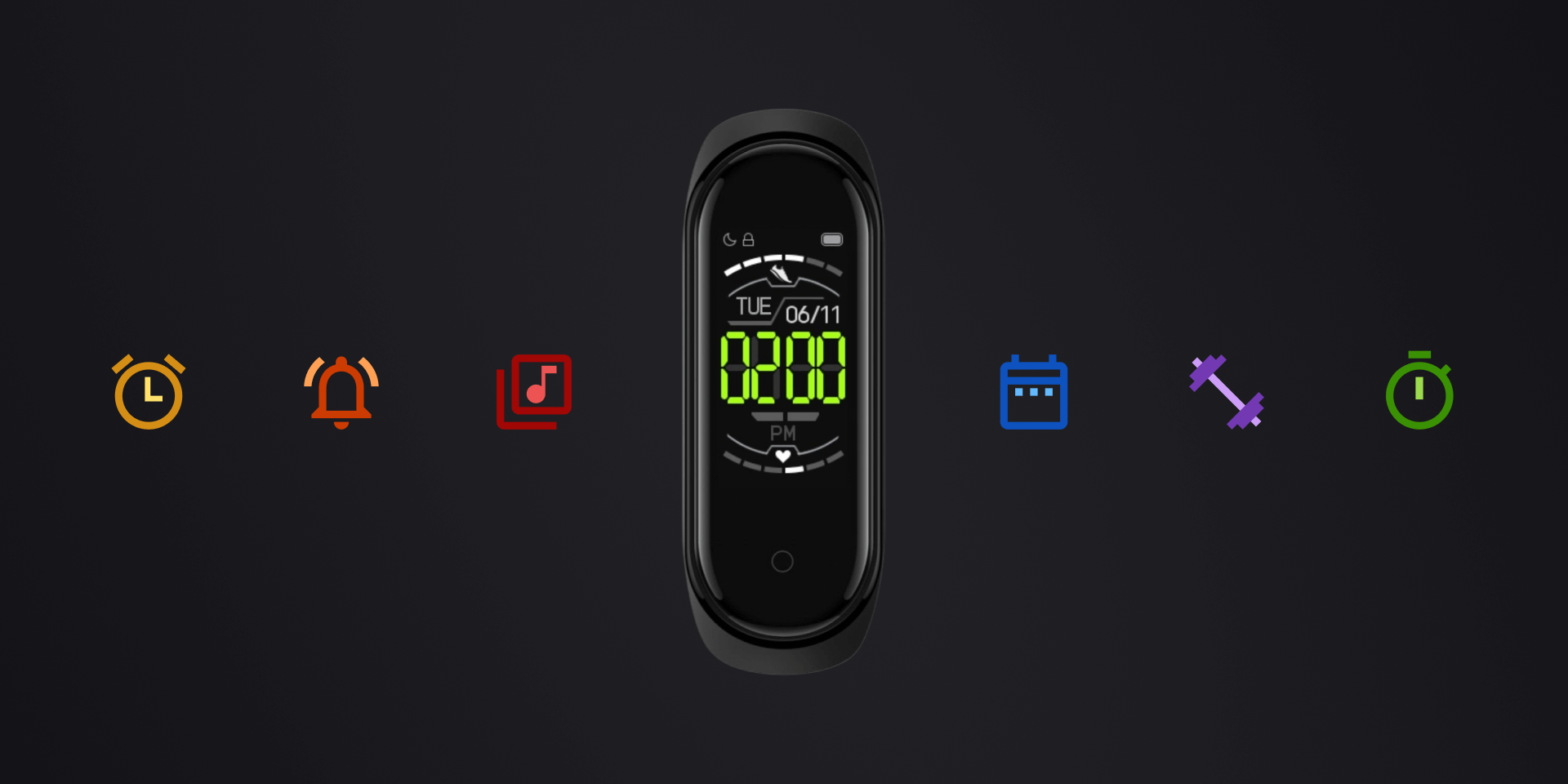 Xiaomi mi band 4 timer new arrivals