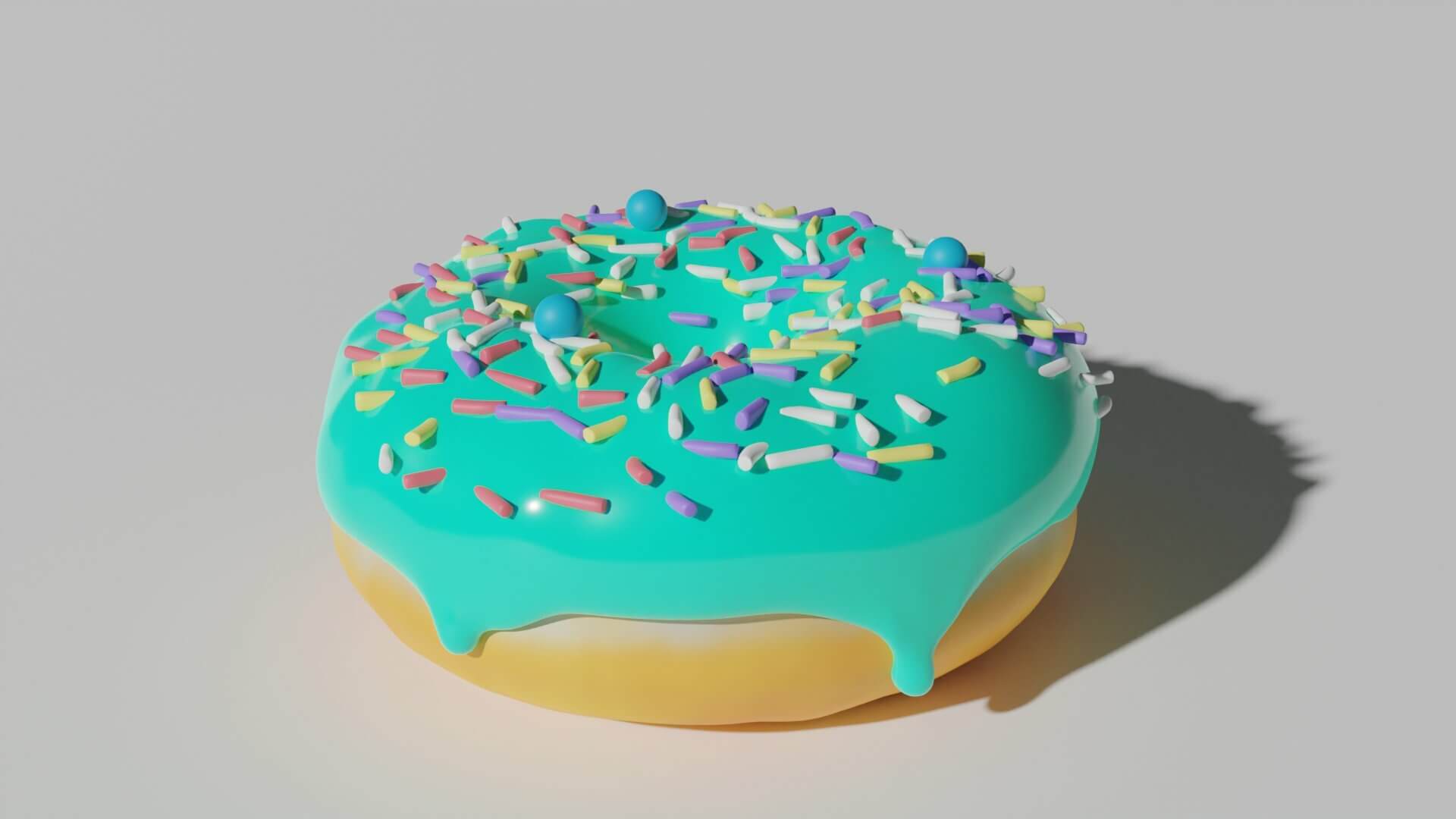 My first Blender project - a Donut 🍩 - 5:04 PM - Jun 27, 2022 - Twitter